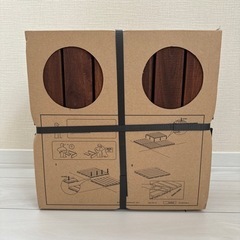 【新品】IKEA RUNNEN ウッドパネル ４セット36枚