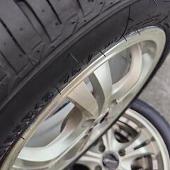 新品❱軽自動車165/55/15サマータイヤ付深リムアルミセット❗️❪