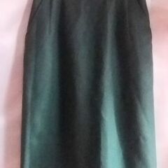 スリットスカート　日本製　グリーン