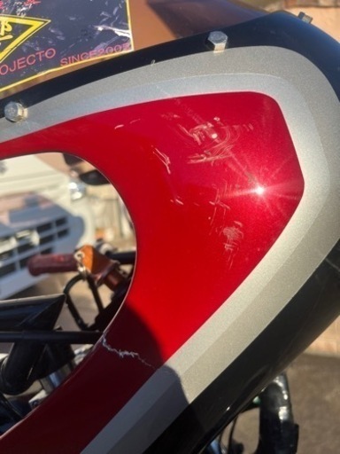 エイプ50fi cbx400f黒赤2型仕様 エイプ50CBX仕様