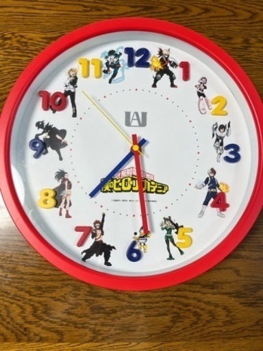 ヒロアカ 壁掛け時計 (あき) 衣笠の時計《掛け時計》の中古あげます 