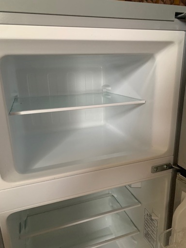 【美品】冷蔵庫　2018年製　Hisense HR-B12AS 中古 120L シルバー 2ドア冷蔵庫 ハイセンス HR-B12AS 2018年製