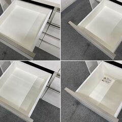 ニトリ/NITORI キッチンカウンター リガーレ 幅180 ソフトクローズ ハイグロスホワイト 食器棚 中古家具 店頭引取歓迎 R8339