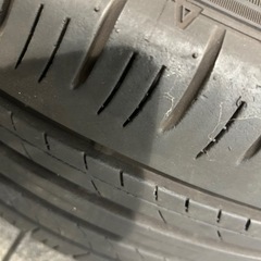 トヨタRAV4純正18インチアルミ&タイヤ ホイールにガリ傷はありません‼️