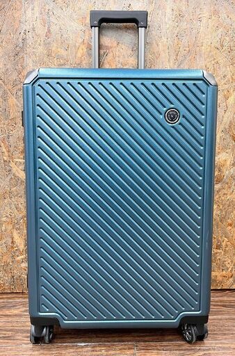 美品 A.L.I/アジア・ラゲージ スーツケース キャリーケース 62L ALK-6020-24 ターコイズブルー 4～7泊 TSAロック ハードタイプ トランク