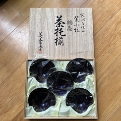 【未使用】美幸堂  茶托　5枚セット　純銅製　鶴亀