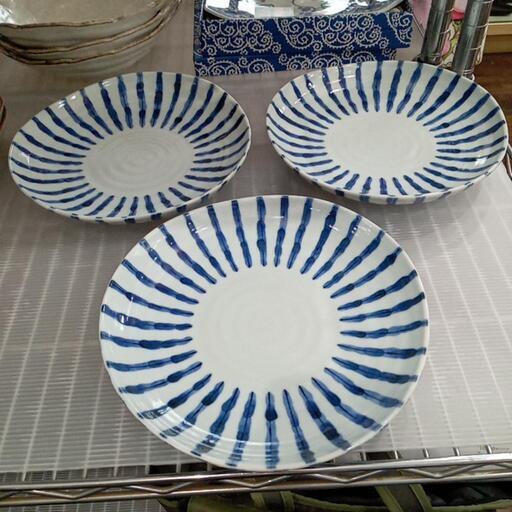 ★新品‼美濃焼　多用皿　3枚セット　生活雑貨 食器 和皿　【店頭販売のみ】