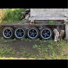 深リム  アルミホイル  215/45/17