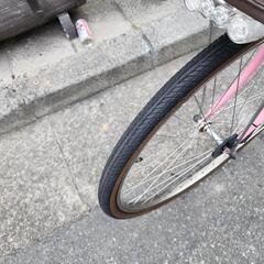 電動自転車 ヤマハ 26インチ 充電器 バッテリー 付き 3変速 ピンク 