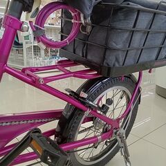 ★ジモティ割あり★ ブリヂストン ワゴン付き自転車 ピンク H100×D30×W160 クリーニング済み HJ3219