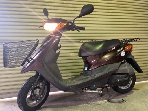 【売約済】走行距離1万km以下 実働 BT新品 ヤマハ SA36J JOG ジョグ 4スト原付 インジェクションバイク スクーター サイドスタンド付き