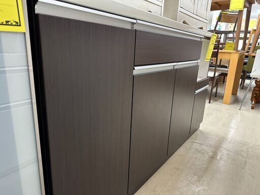 ジモティ来店特価!!　キッチンカウンター　ニトリ　ブラウン　　　J-0565