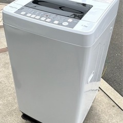 ☆美品 2020年式　ハイセンス 全自動 洗濯機 5.5kg HW-T55C 本体幅50cm 最短10分洗濯☆