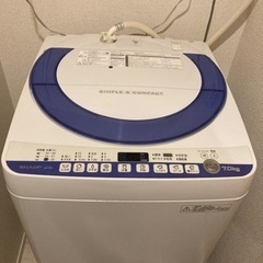 全自動洗濯機SHARP  2014年製　7.0kgその他