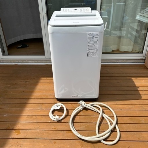 宇都宮市内お届け無料！【美品】2022年製パナソニック 全自動電機洗濯機 7㎏ NA-FA70H9