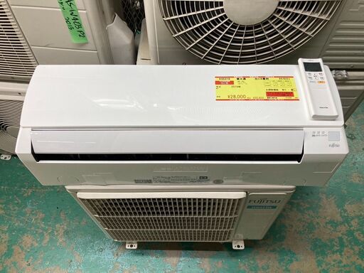 K05319　中古エアコン アイリスオーヤマ 2019年製 主に6畳用 冷房能力 2.2KW / 暖房能力 2.2KW