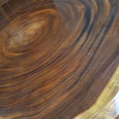 輪切り一枚板テーブル モンキーポッド 座卓