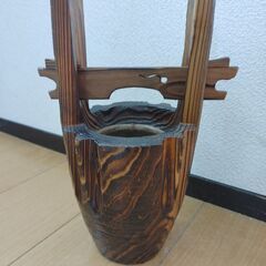 木製 一本木 花瓶