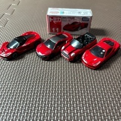 トミカ　赤い車シリーズ　
5台