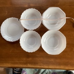 ヤマザキ白いお皿シリーズ　５枚