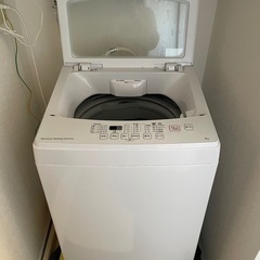 洗濯機　白　6kg