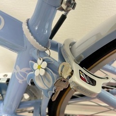 【美品】子供用　自転車　マハロジュニア　24インチ　ブルー　6段変速　ヘルメット付き