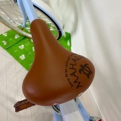 【美品】子供用　自転車　マハロジュニア　24インチ　ブルー　6段変速　ヘルメット付き