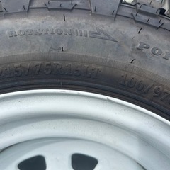 215/75R 15LT 5穴 114.3タイヤ・ホイール4本