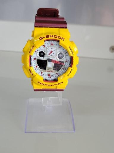 G-SHOCK クレイジーカラー イエロー GA-100CS　中古　リサイクルショップ宮崎屋住吉店24.5.23k