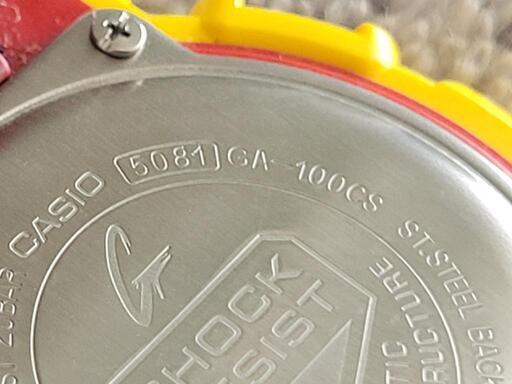 G-SHOCK クレイジーカラー イエロー GA-100CS 中古 リサイクルショップ宮崎屋住吉店24.5.23k - その他