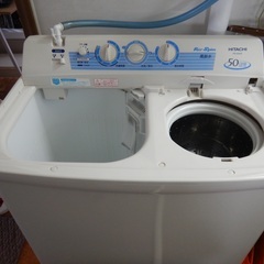 日立　二層式洗濯機　洗濯機　5kg PS-50AS-W
