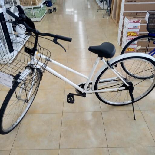 ★ジモティ割あり★  自転車 ２７インチ 白 クリーニング済み OJ4393