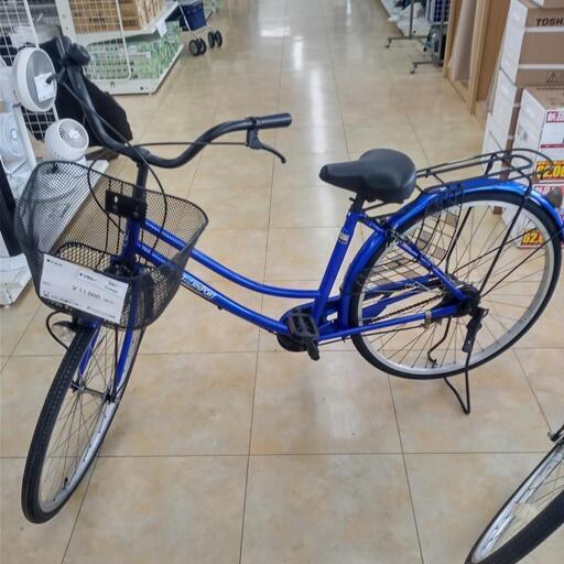 ★ジモティ割あり★  自転車 ２６インチ 青 クリーニング済み OJ4394