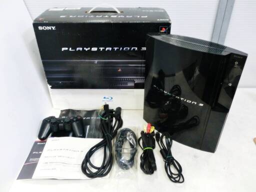 ①【ジャンク】ソニー　PS3本体(コントローラー付き)CECH800　取扱説明書付き