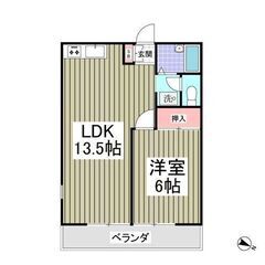 ｟1LDK｠💙フリーレント1ヵ月❕敷０＆礼０❕入間郡❕初期費用5...