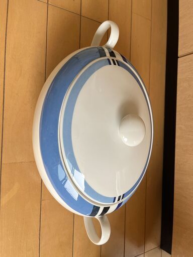 【未使用・イタリア製食器】Bugatti スープ用ポット (souptureen) (4つ分)