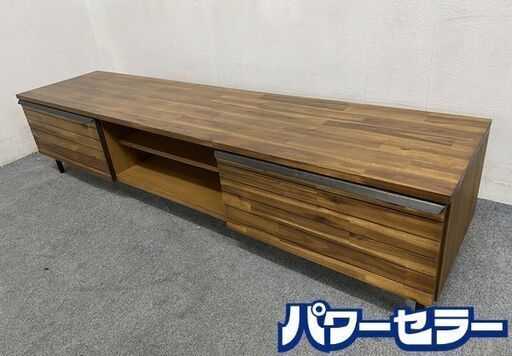ウニコ/unico SWELLA スウェラ TVボード TV台 幅180 天然木 アカシア 中古家具 店頭引取歓迎 R8363