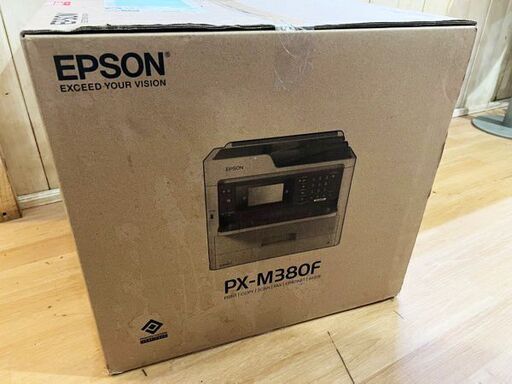新品未使用 EPSON/エプソン 22年製 PX-M380F A4モノクロインクジェット複合機 オフィス用プリンタ コピー/FAX/プリンター/スキャナ