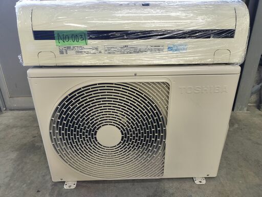 ワ0031 東芝2015年式2.8kw10畳適用38000円＠標準工事込み大阪市内価格