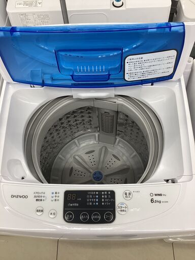 6ヶ月保証】洗濯機 Daewoo 6kg DW-S60KB - 洗濯機 