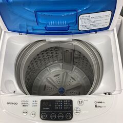 【6ヶ月保証】洗濯機  Daewoo 6kg　DW-S60KB