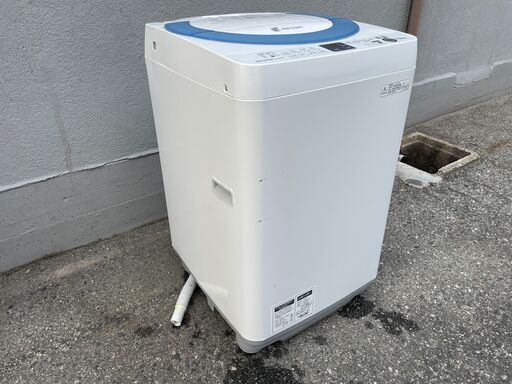 ★動作〇 清掃済 保証有★ 洗濯機 SHARP ES-GE70N -A 7kg 2013年製 全自動電気洗濯機