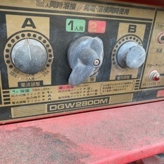 発電機 新ダイワ 2人同時溶接可能 DGW280DM