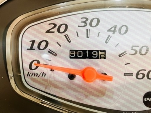 9019 km レッツ5G CA47A スズキ 原付☆ 始動動画あり スズキ レッツ5