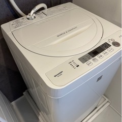 【取引成立】SHARP 洗濯機　ES-G4E3