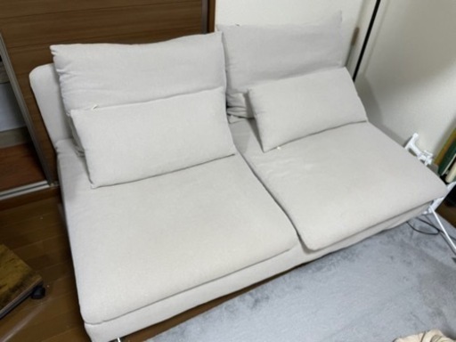 2人掛け3人掛けソファー ホワイト IKEA SODERHAMN ソーデルハムン