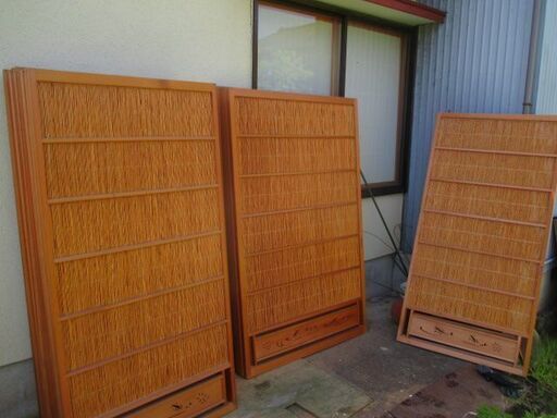 簀戸18枚セット　スド　すど　状態良し　美品　店舗におすすめ　仕切り