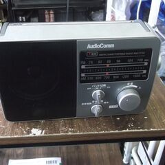 オーム電機 ポータブルラジオ グレー RAD-F770Z-H