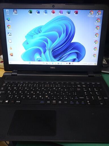 お渡しする方が決まりました。爆速！美品です。 Windows11 NEC VersaPro PC-VK22TFWL1RZN　Core i5 5200U  新品SSD 256GB  メモリ 8GB Webカメラ搭載