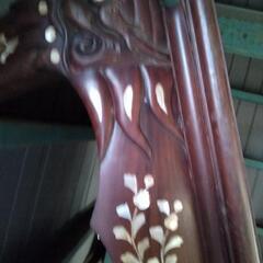 珍品 インレイ座卓テーブル